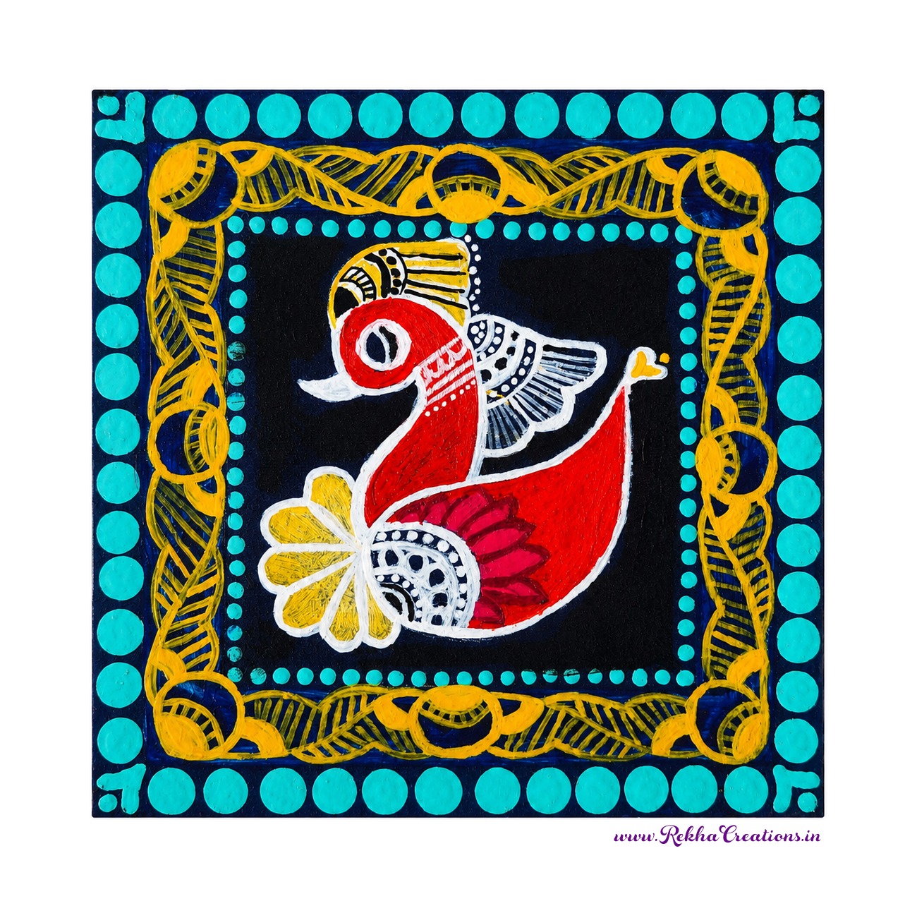 The Regal Duck - Folk Art