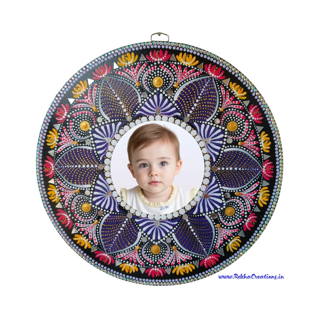 Mandala Art with Your Baby Photo